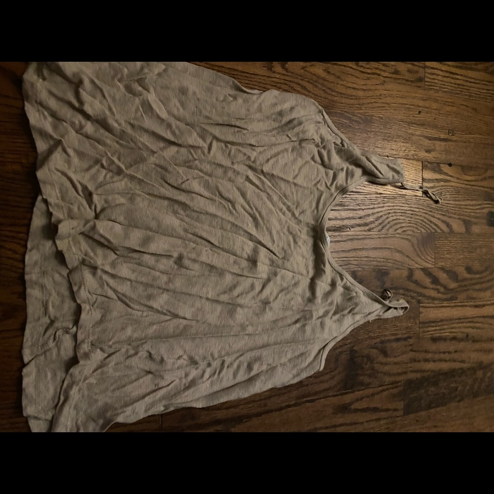 Tan/beige loose tank
